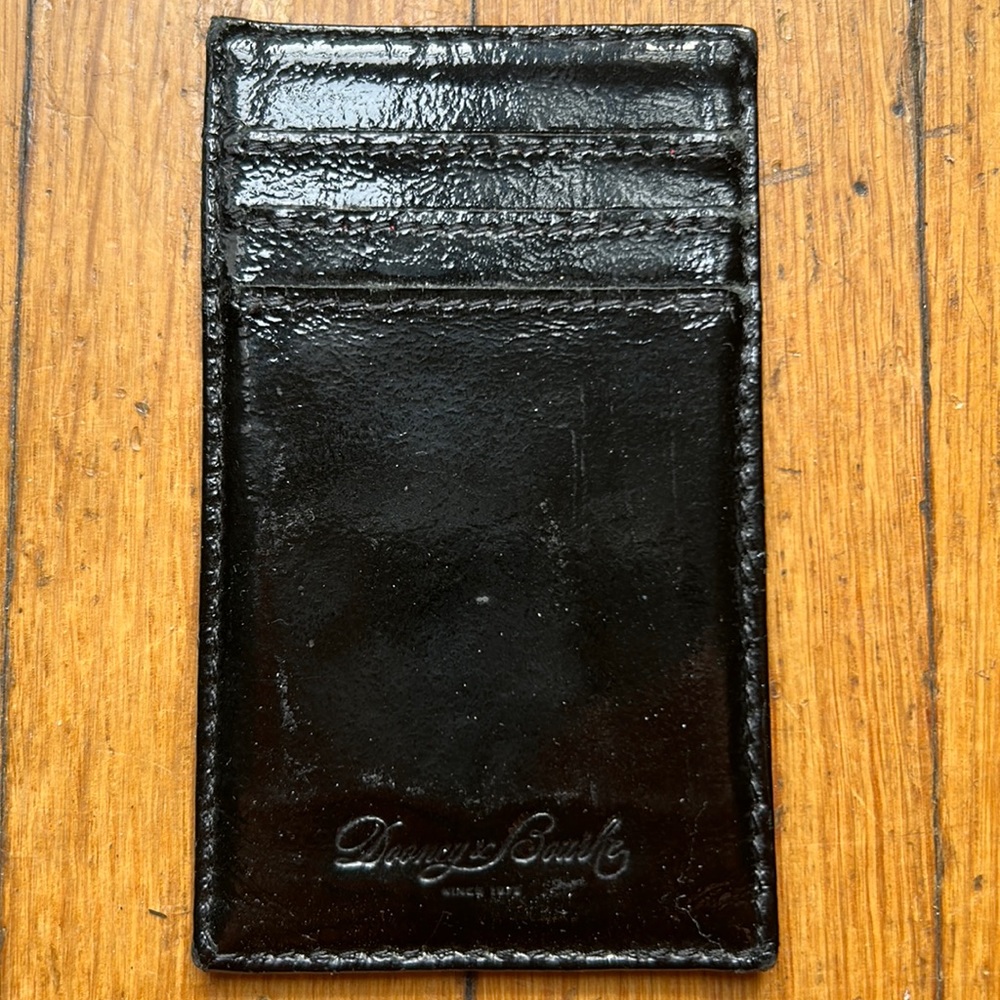 Dooney & Bourke Black Leather Card Holder / Case